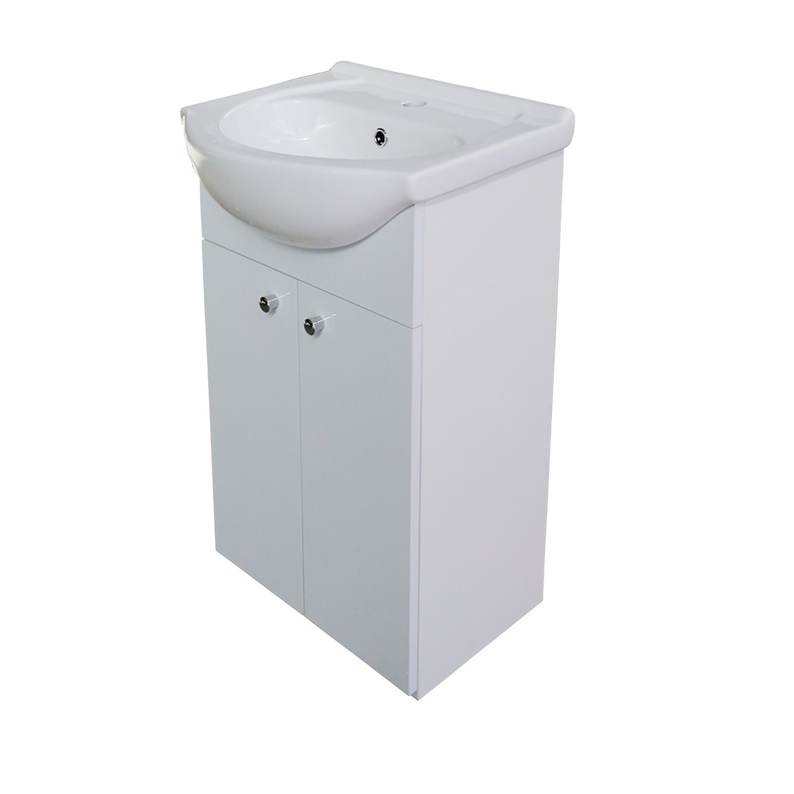 Elmley 500mm Vanity Unit High Glossy with Ceramic Basin Price Comparisons | Compare The Build