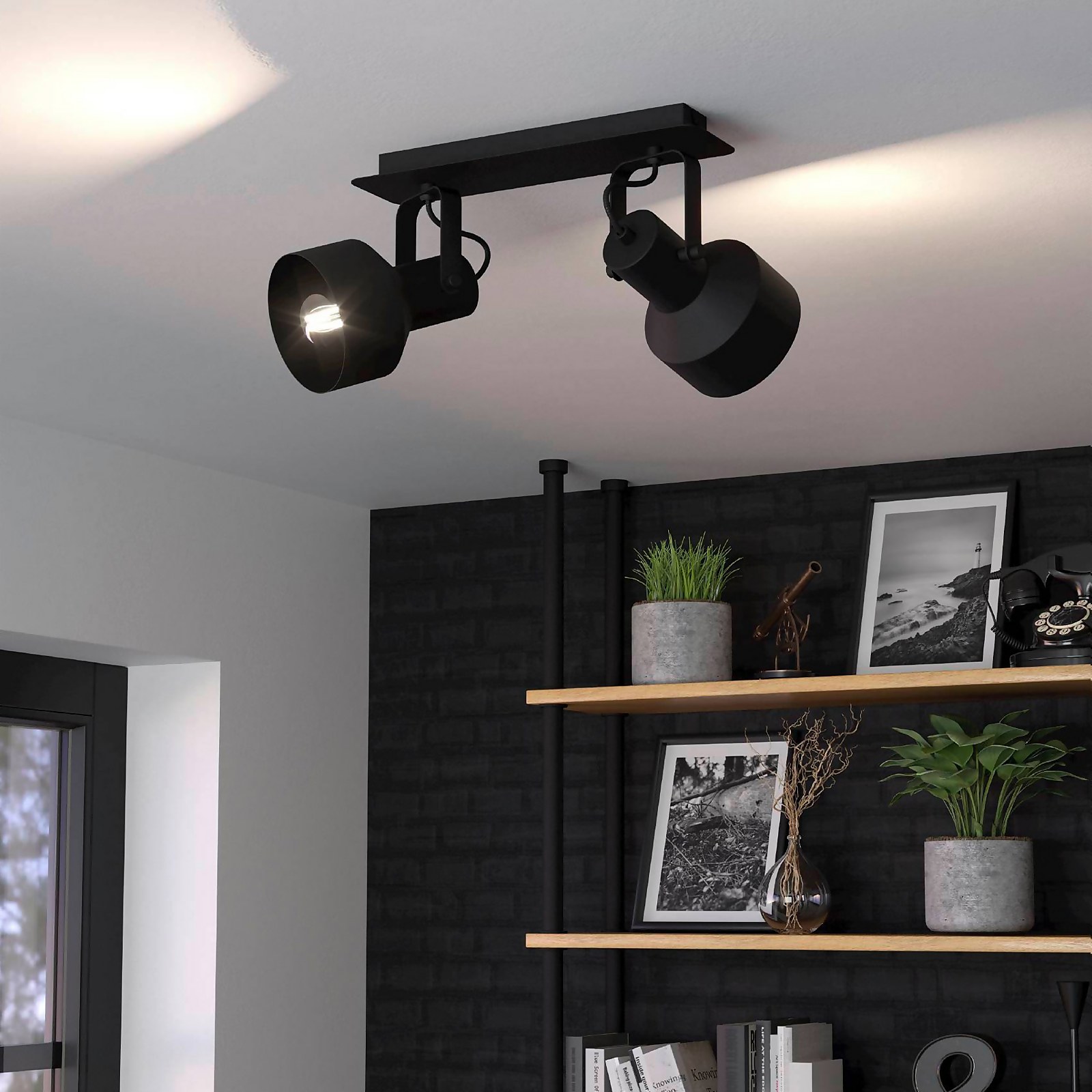 Eglo Casibare 2 Lamp Spotlight - Black | Compare The Build