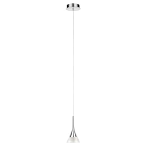 Sensio Zirconia Glass & Chrome Adjustable Crystal LED Pendant Light - 4.8W Price Comparisons | Compare The Build