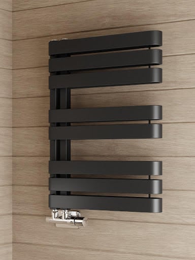 Terma Warp S Heated Towel Rail Matt Black 655 x 500mm Price Comparisons | Compare The Build