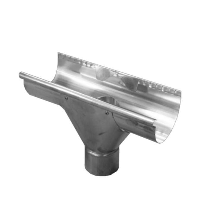 Zinc Gutta Running Swiss Outlet to 80mm Diameter - Large Half Round Zinc Grey ZLRGSOR8 Price Comparisons | Compare The Build