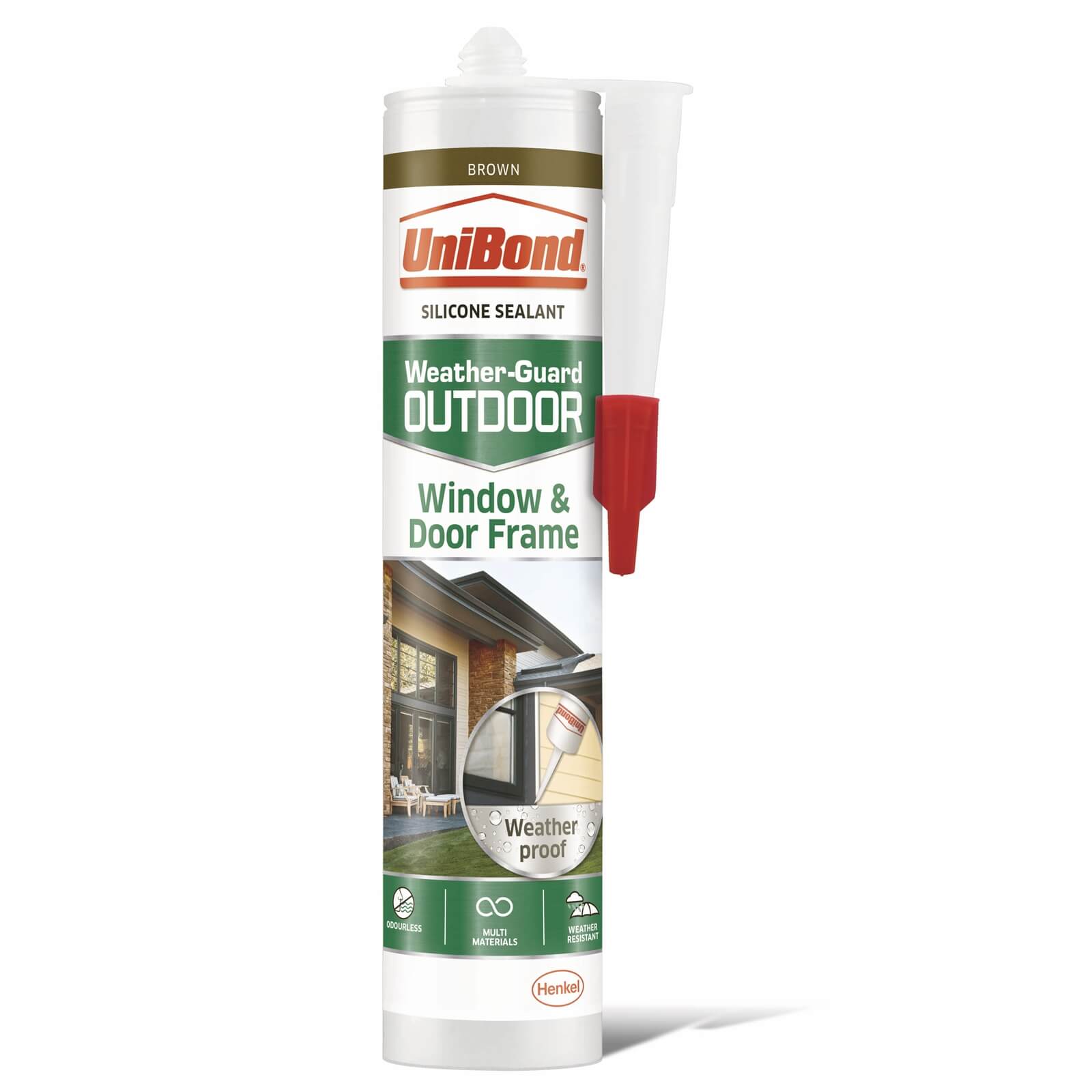 UniBond Sealant Window and Door Frame Brown 392g Price Comparisons | Compare The Build