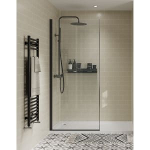 Multipanel Hydrolock Taupe Grey Metro Tile Effect Shower Panel - 2400 x 598 x 11mm Price Comparisons | Compare The Build