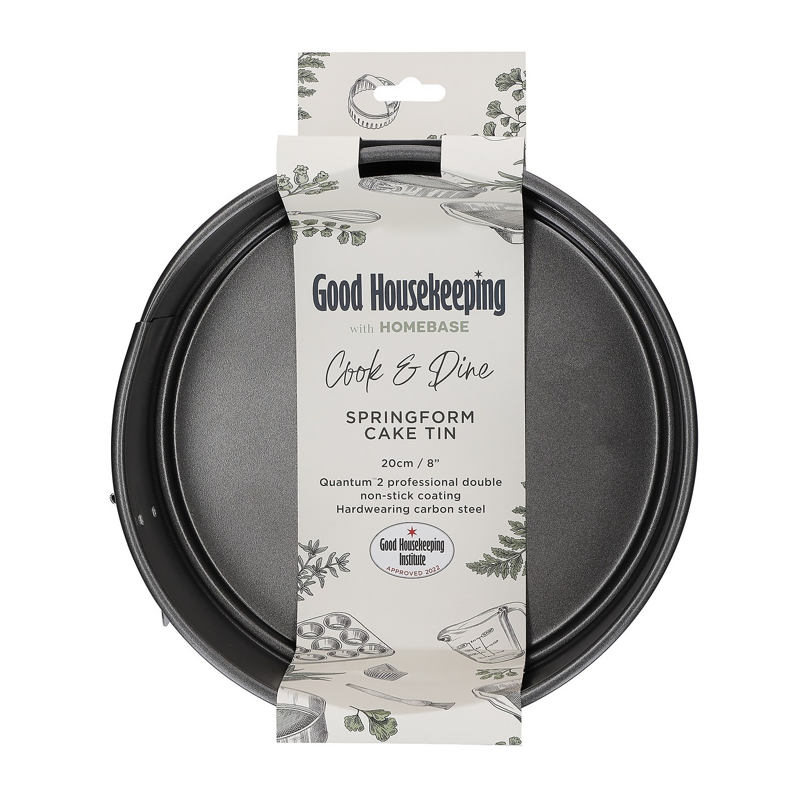 Good Housekeeping 8in/20cm Springform Cake Tin | Compare The Build