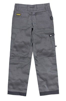 Dewalt Pro Tradesman Grey Trousers, W32" L33" Price Comparisons | Compare The Build