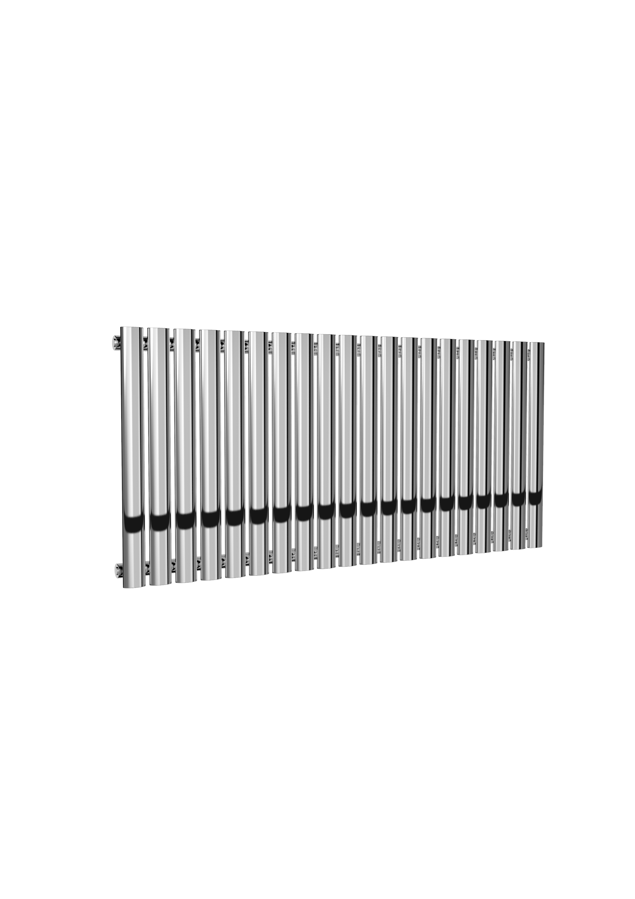 Reina Neval Horizontal Aluminium Designer Radiator, Polished, 600mm x 1171mm Price Comparisons | Compare The Build