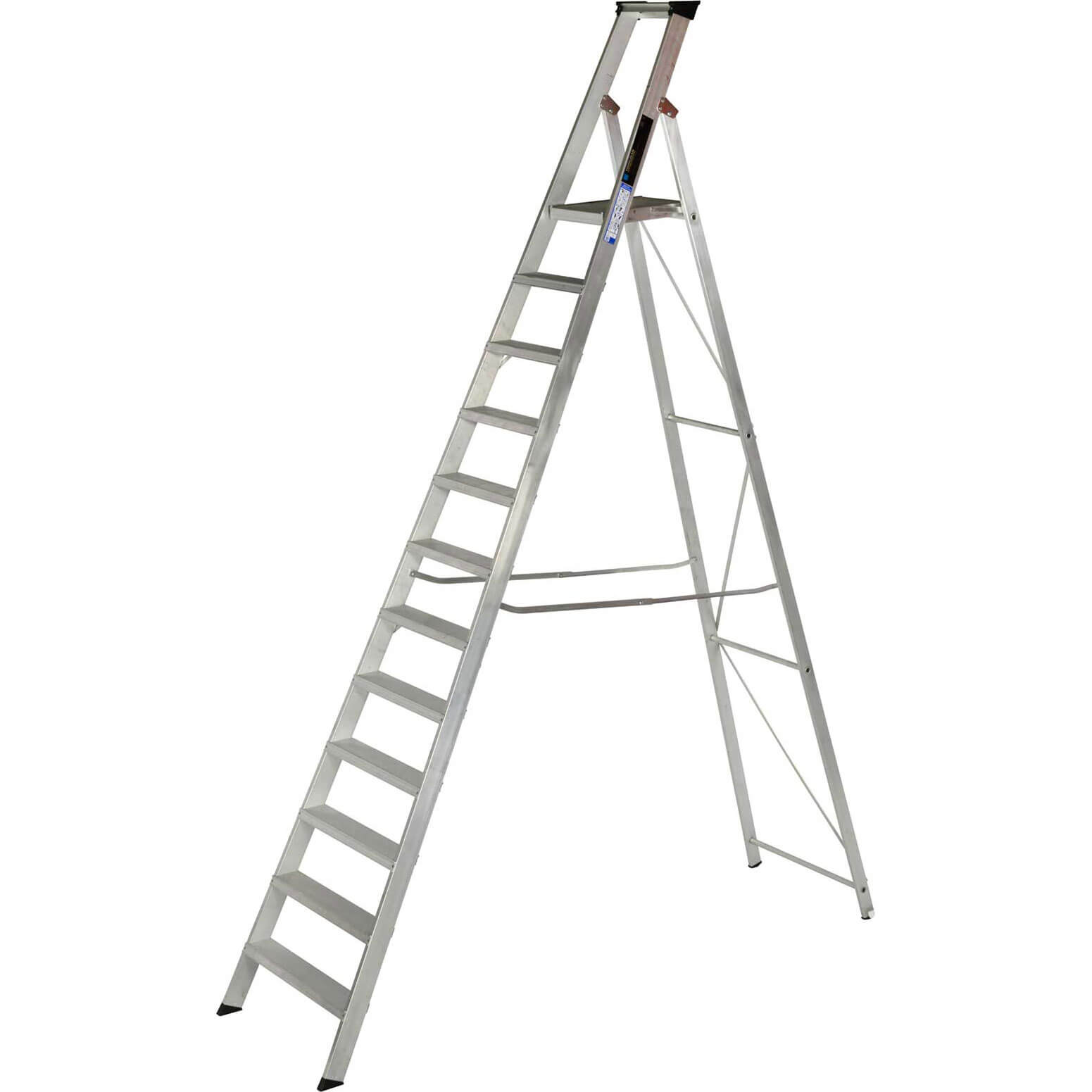 Youngman INDUSTRIAL Aluminium Platform Step Ladder 12 Price Comparisons | Compare The Build