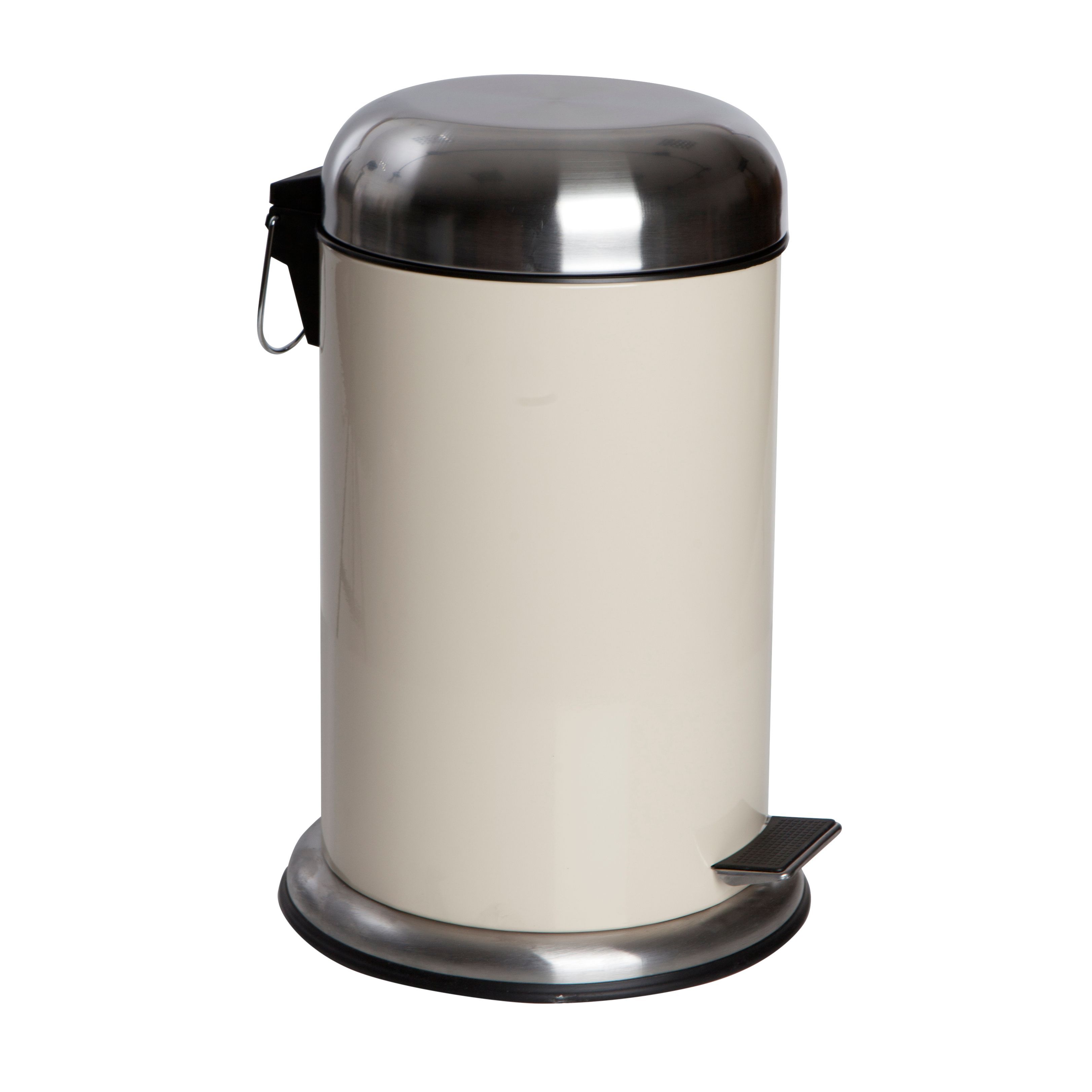 Sabichi Powder Coated Cream Metal & Plastic Round Pedal Bin Price Comparisons | Compare The Build