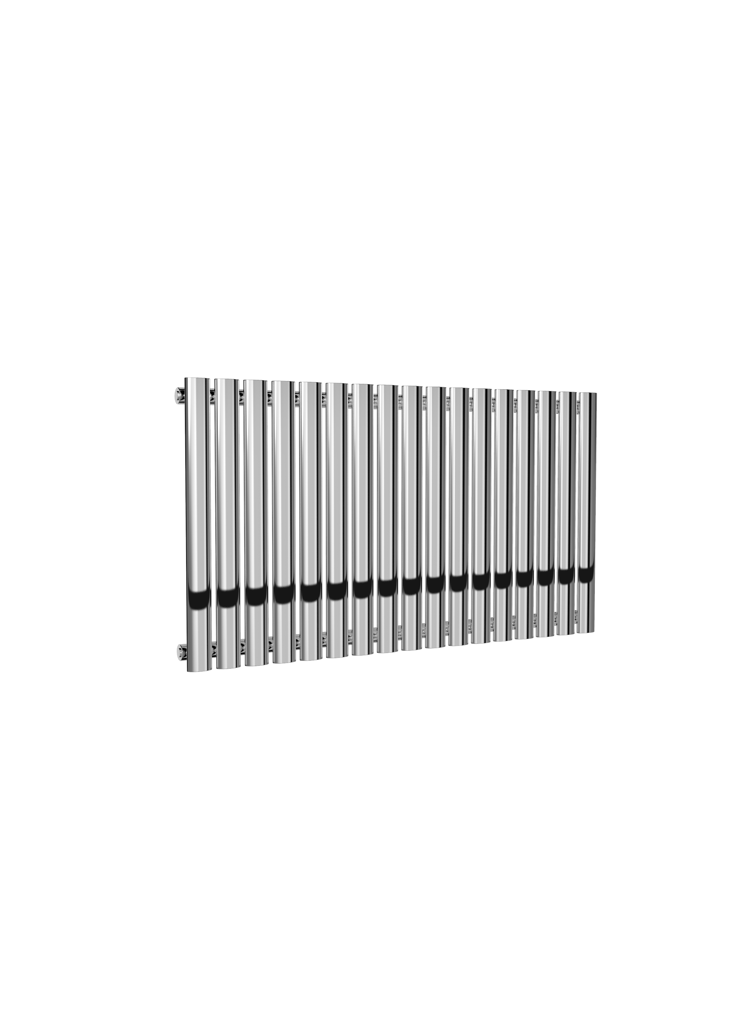 Reina Neval Horizontal Aluminium Designer Radiator, Polished, 600mm x 994mm | Compare The Build