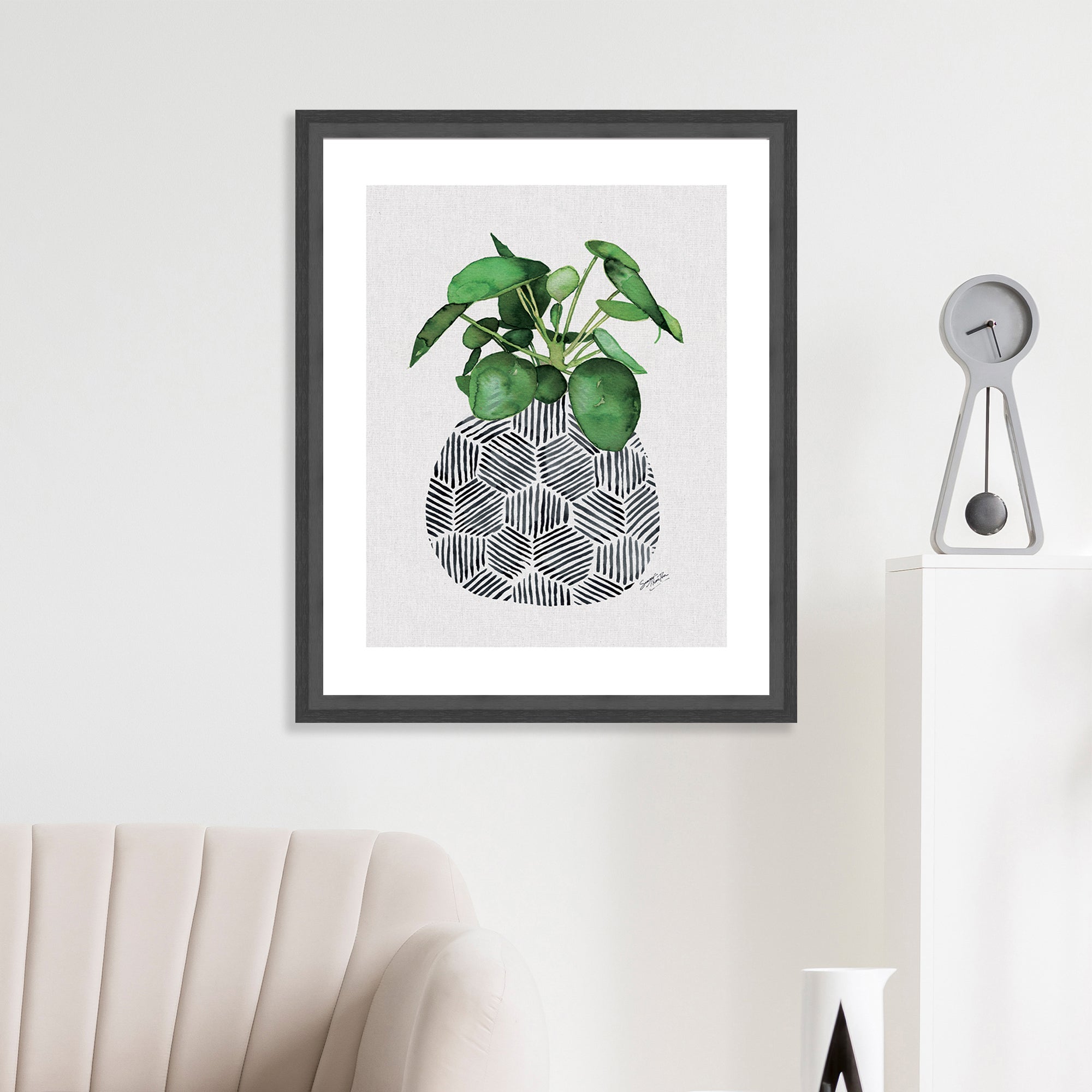 The Art Group Chinese Money Plant Framed Print Green Price Comparisons | Compare The Build