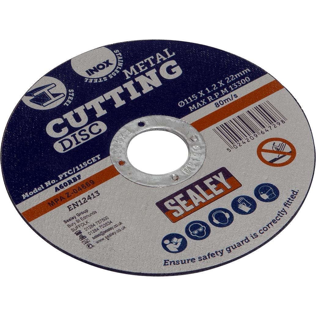 Sealey Metal Cutting Disc 115mm 1mm Pack of 1 Price Comparisons | Compare The Build