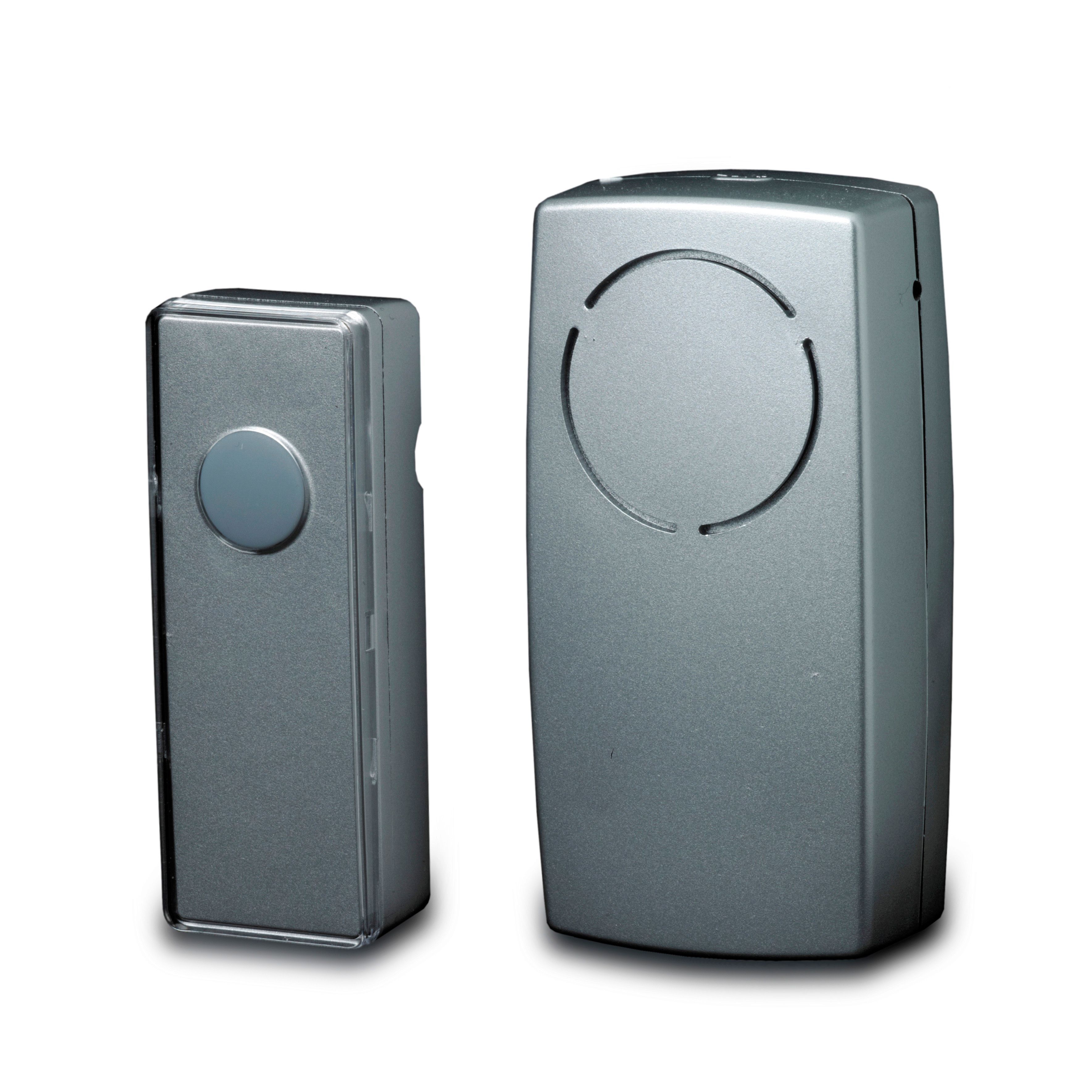 Blyss Silver Wireless Battery-Powered Door Chime Kit Dc4-Sl | Compare The Build