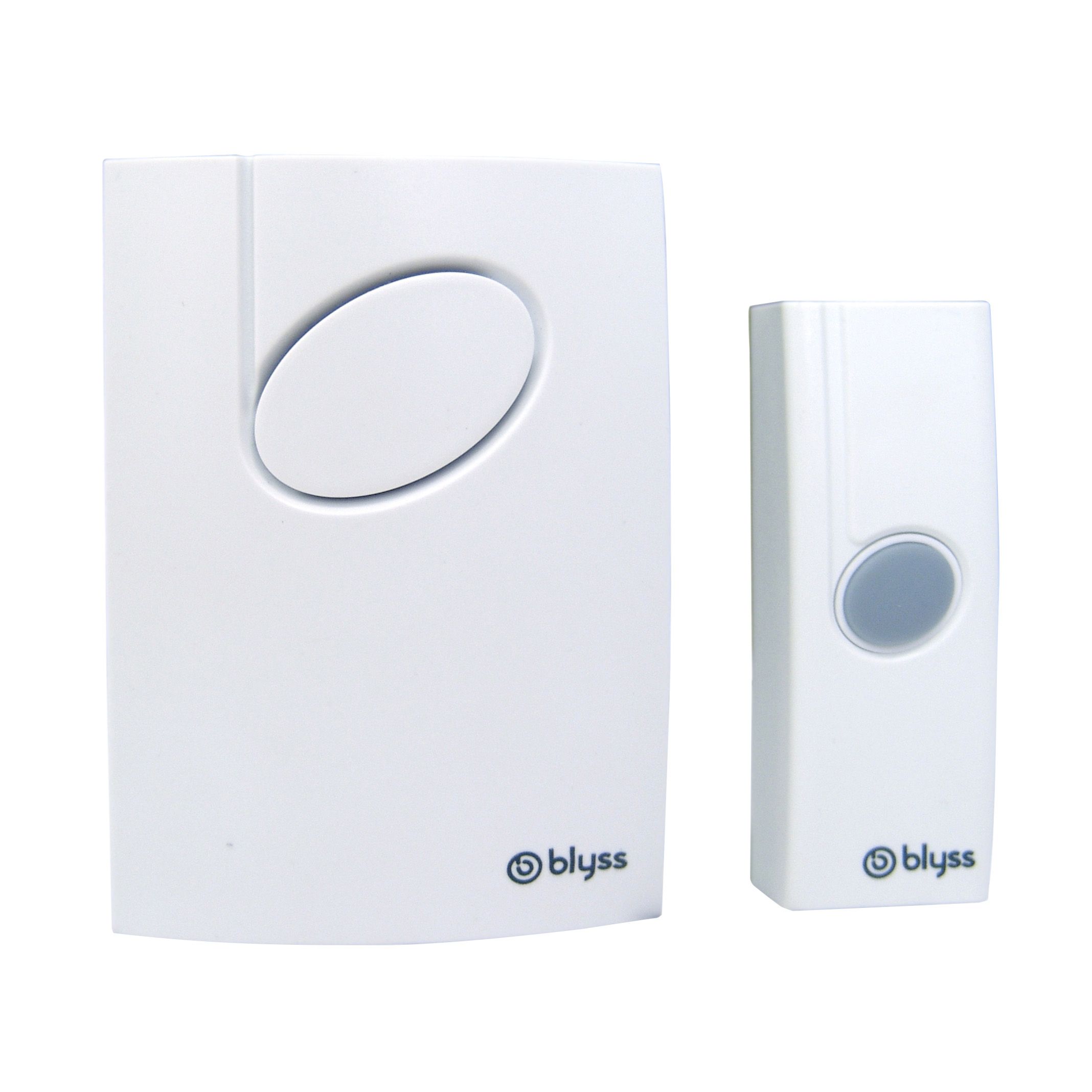 Blyss White Wireless Battery-Powered Door Chime Kit B804 Price Comparisons | Compare The Build