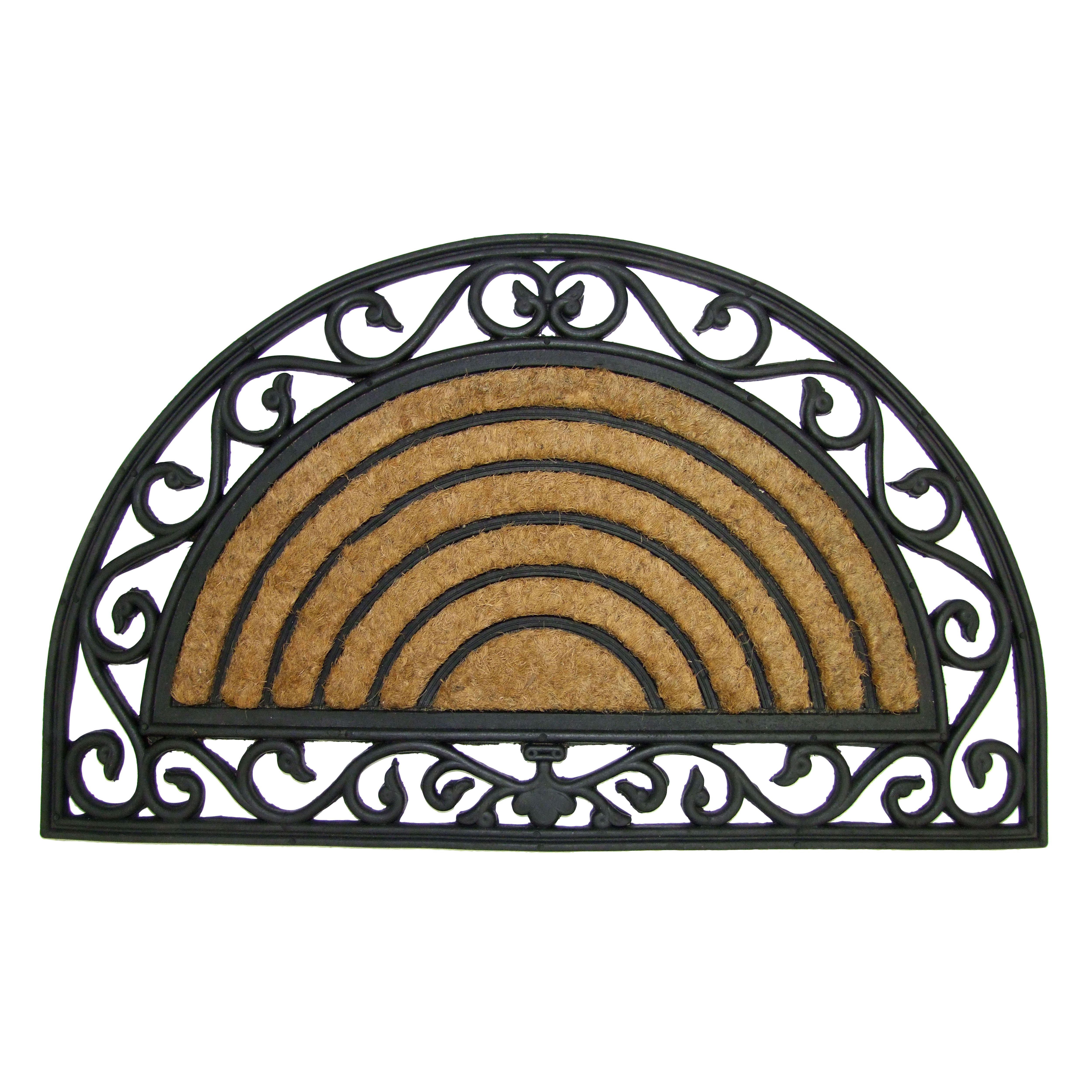 Diall Black & Natural Door Mat, 75Cm X 45Cm Price Comparisons | Compare The Build