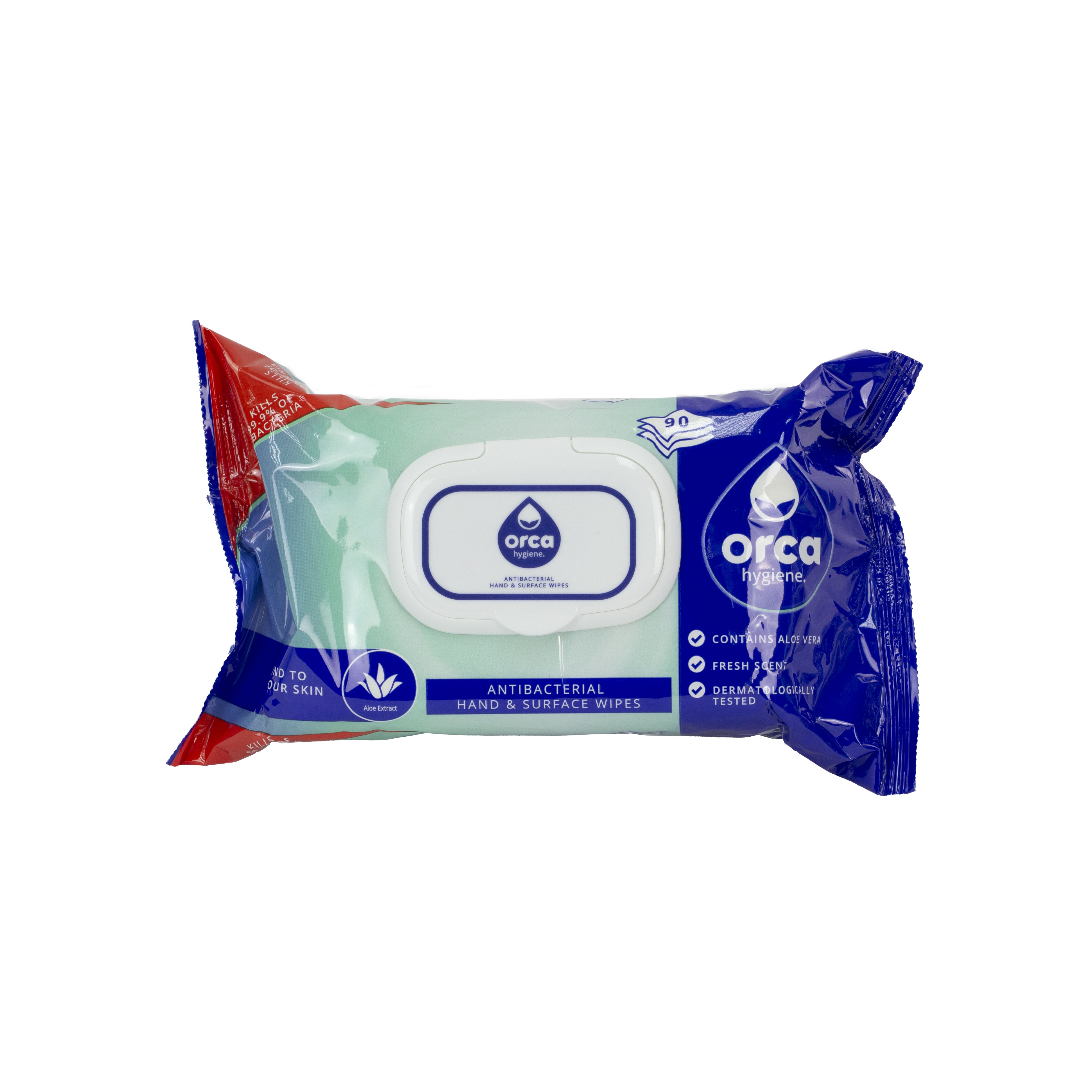 Orca Hygiene Fragranced Antibacterial Wipes, Pack Of 90 Price Comparisons | Compare The Build