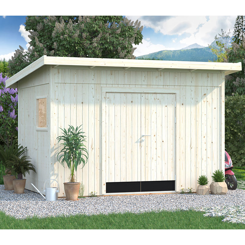 13' x 10' Palmako Stig Heavy Duty Wooden Pent Shed (3.94m x 3.05m) Price Comparisons | Compare The Build
