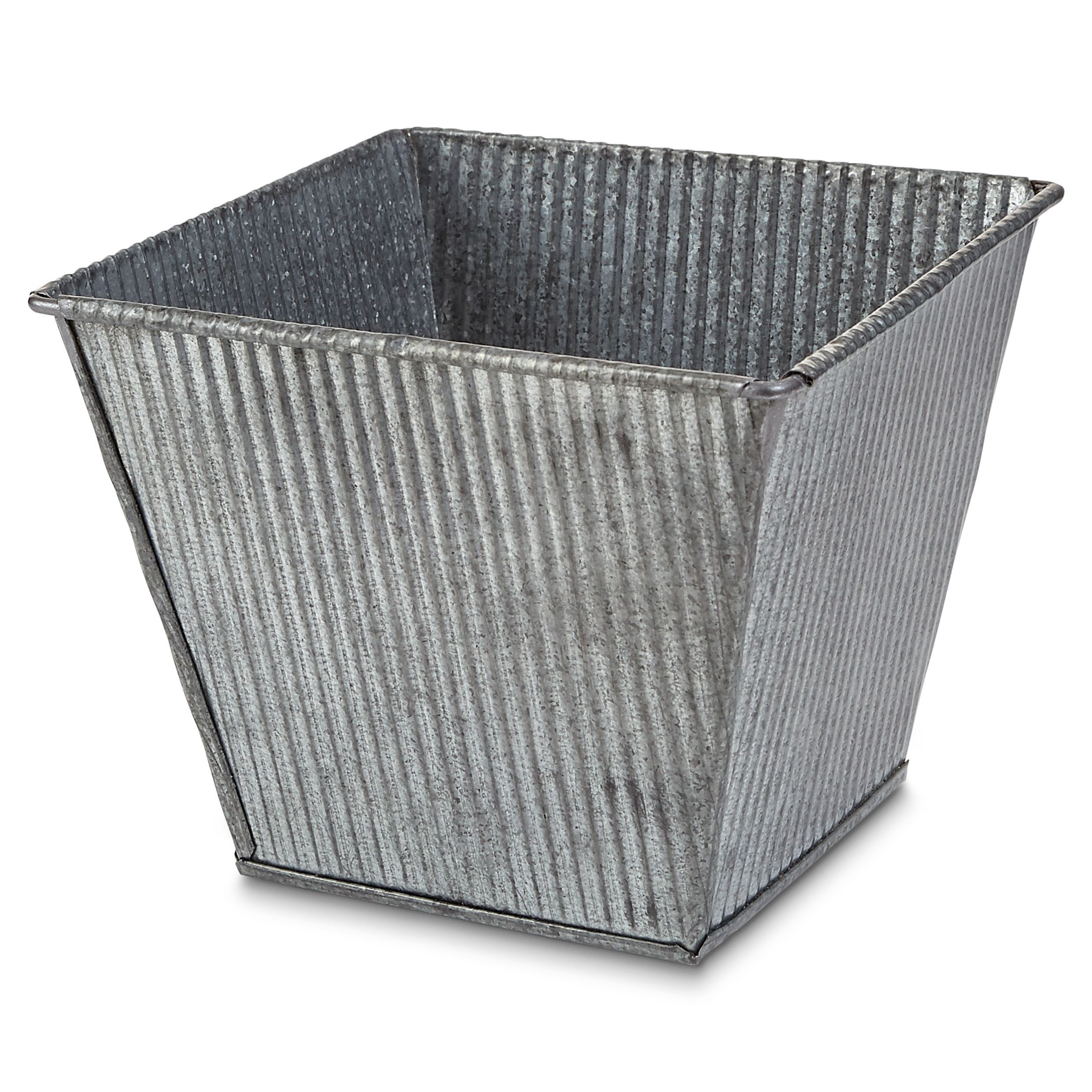 Blooma Rural Metal Square Planter 30Cm Price Comparisons | Compare The Build