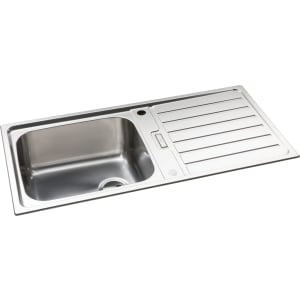 Neron 1 Bowl Kitchen Sink - Stainless Steel Price Comparisons | Compare The Build