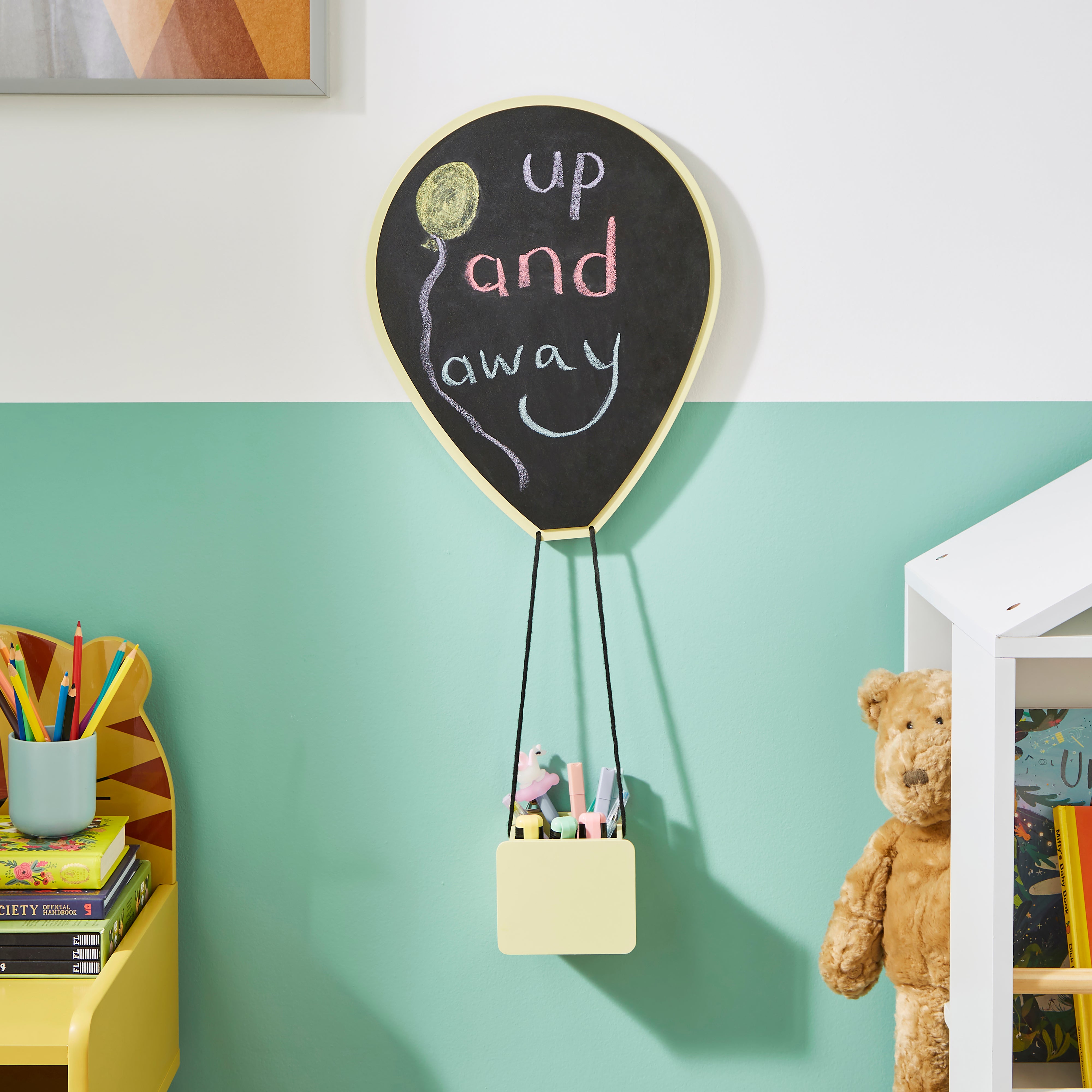 Balloon Chalk Board and Pen Holder Black Price Comparisons | Compare The Build