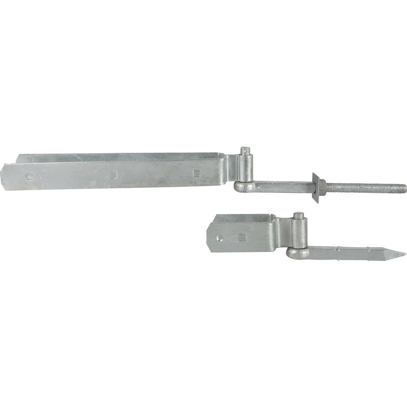GateMate Field Gate Double Strap Hinge Set 600mm Galvanised in Silver Price Comparisons | Compare The Build