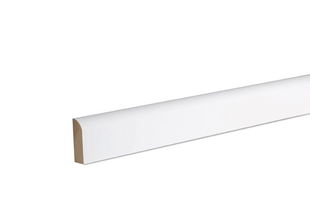 GoodHome Primed White MDF Bullnose Softwood Architrave (L)2.1m (W)44mm (T)14.5mm 5.71kg, Pack of 5 Price Comparisons | Compare The Build