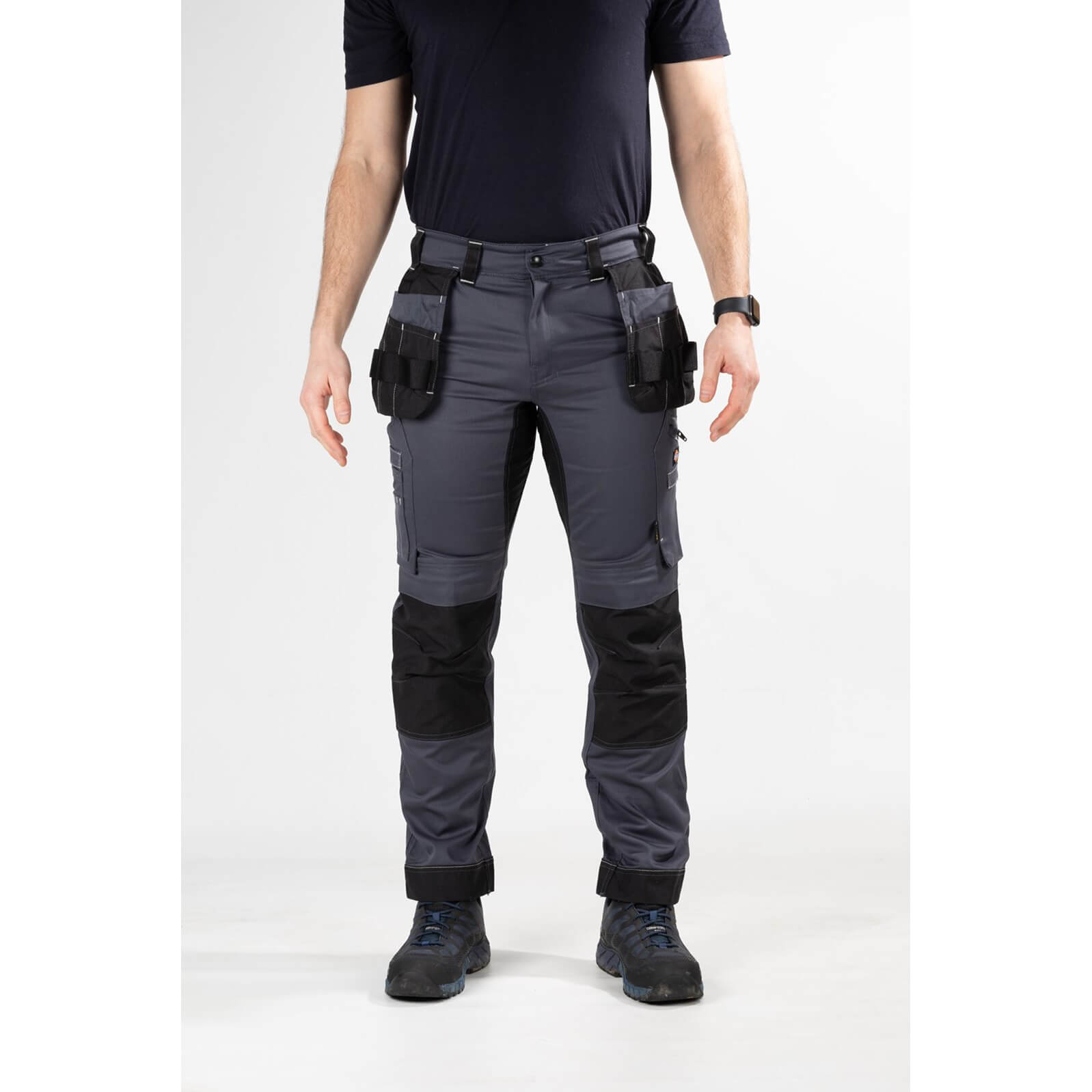 Dickies Holster Universal Flex Trousers Grey / Black 38" 34" Price Comparisons | Compare The Build