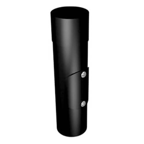 Aluminium Round Swaged Access Pipe - 63mm PPC Finish Black Price Comparisons | Compare The Build