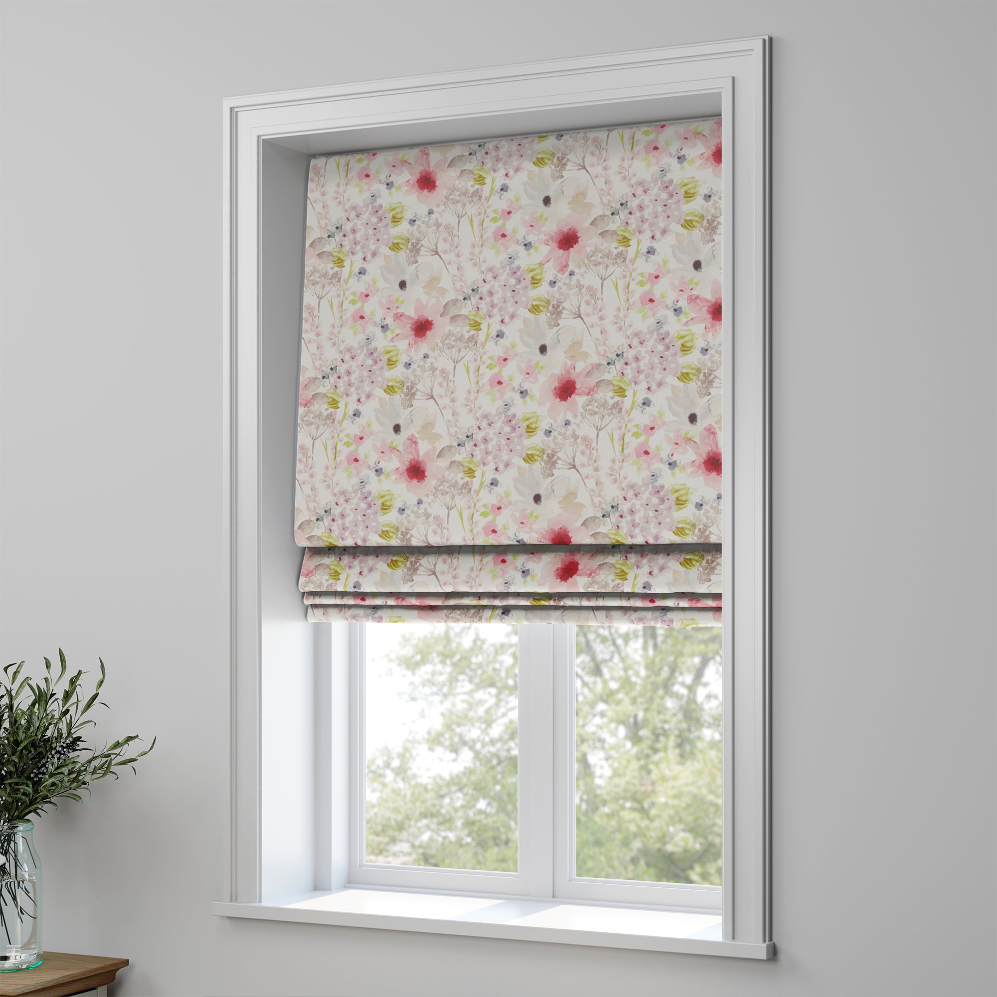 Felicity Made to Measure Roman Blind Felicity Pink Price Comparisons | Compare The Build