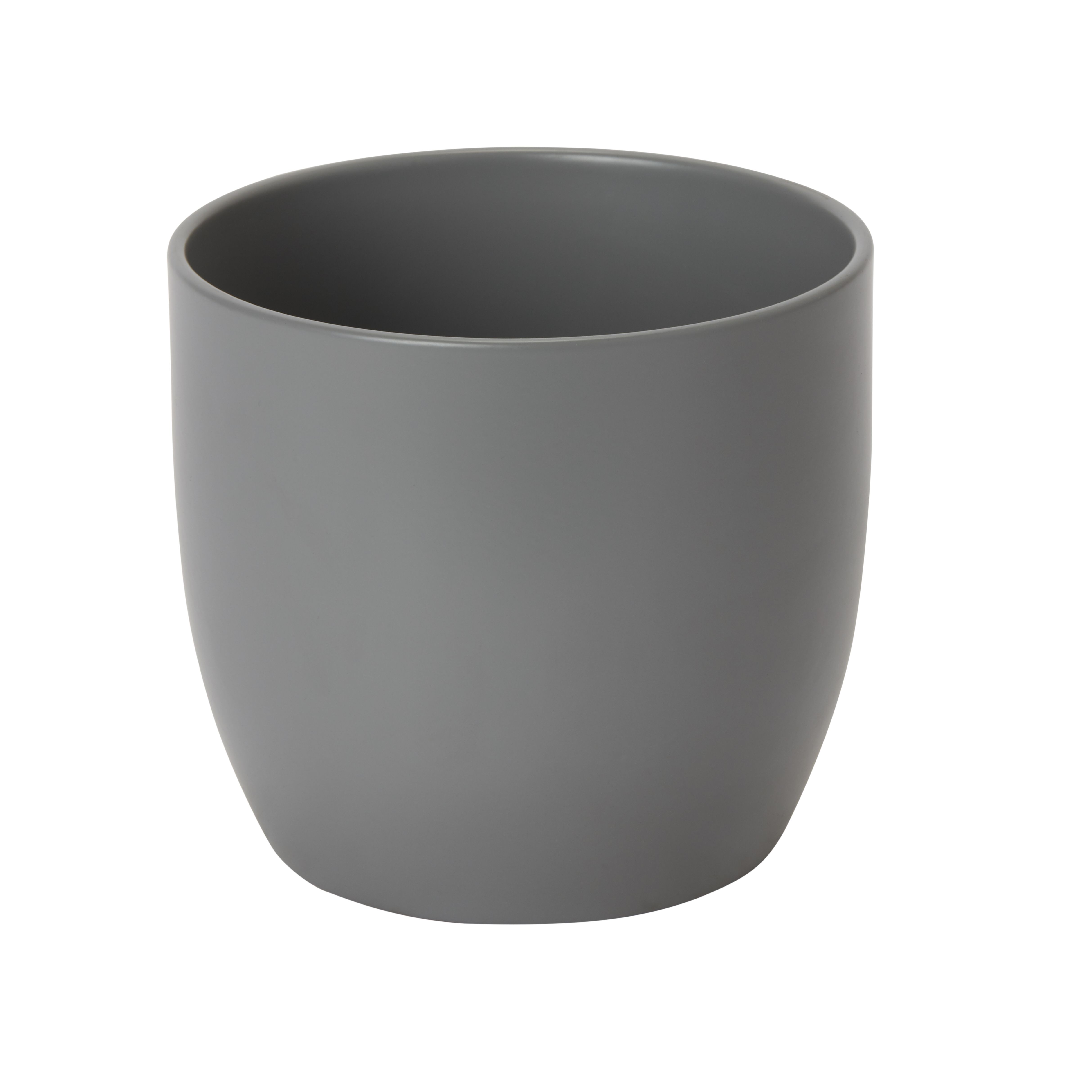 GoodHome Griffin Ceramic Round Plant Pot (Dia)14.4Cm Price Comparisons | Compare The Build