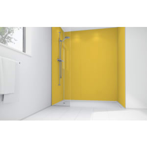 Mermaid Sunflower Matt Acrylic 3 Sided Shower Panel Kit - 1200 x 900mm Price Comparisons | Compare The Build