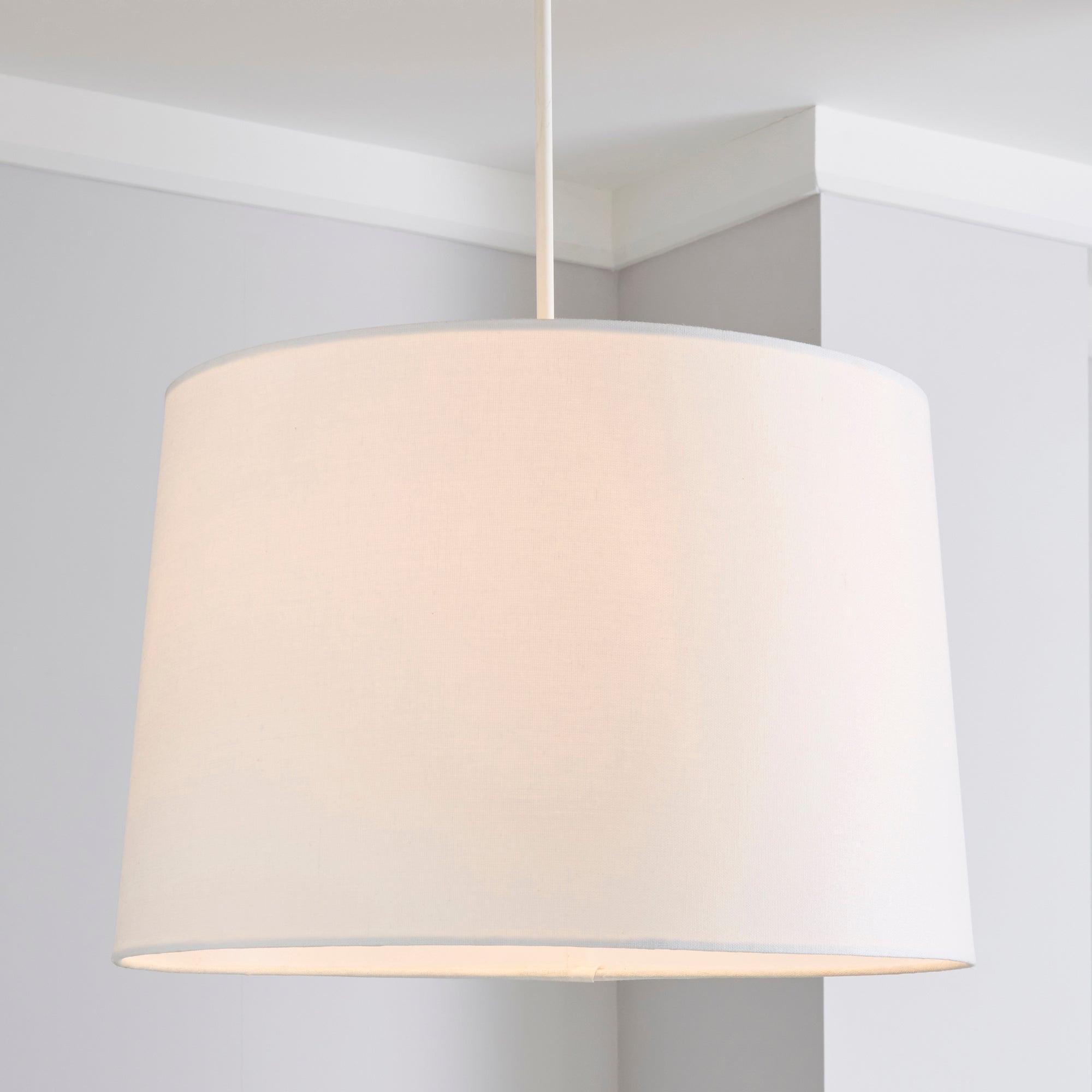 Sara Tapered Lamp Shade 40cm White White Price Comparisons | Compare The Build