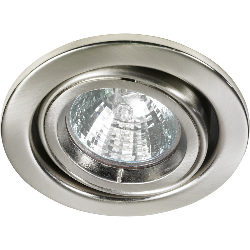 Halolite Cast Ring 240V/12V Adjustable Downlight Satin in Nickel Steel Price Comparisons | Compare The Build