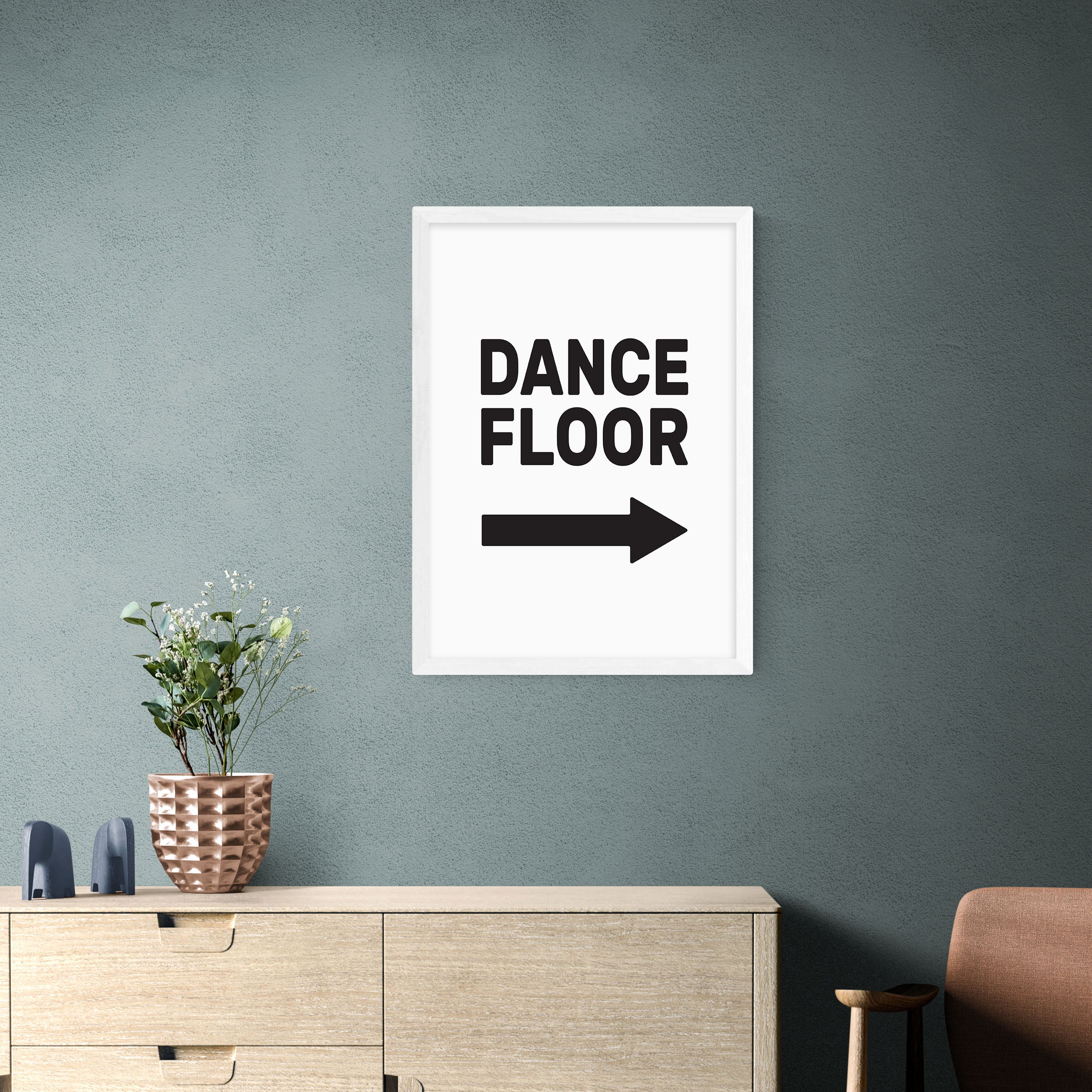 East End Prints Dancefloor Framed Print Black Price Comparisons | Compare The Build