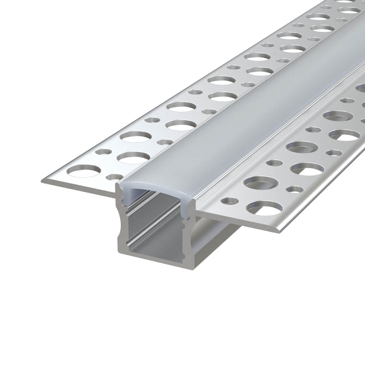 Trimless Plaster In Aluminium Profile With Diffuser & End Caps , 2m Long Price Comparisons | Compare The Build