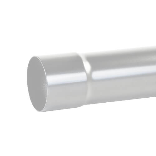 Aluminium Round Swaged Downpipe - 63mm x 1mtr PPC Finish Price Comparisons | Compare The Build