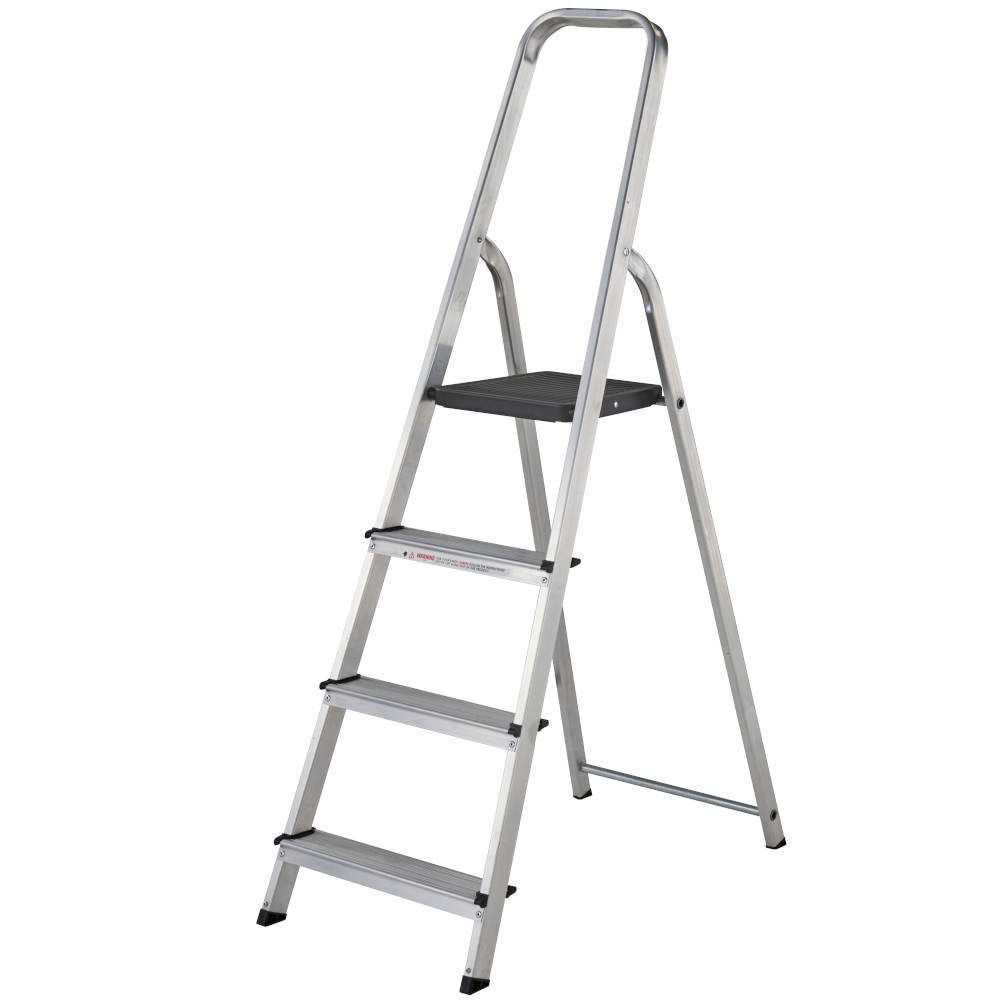 Werner 4 Tread High Handrail Stepladder - EN131 7400418L Price Comparisons | Compare The Build