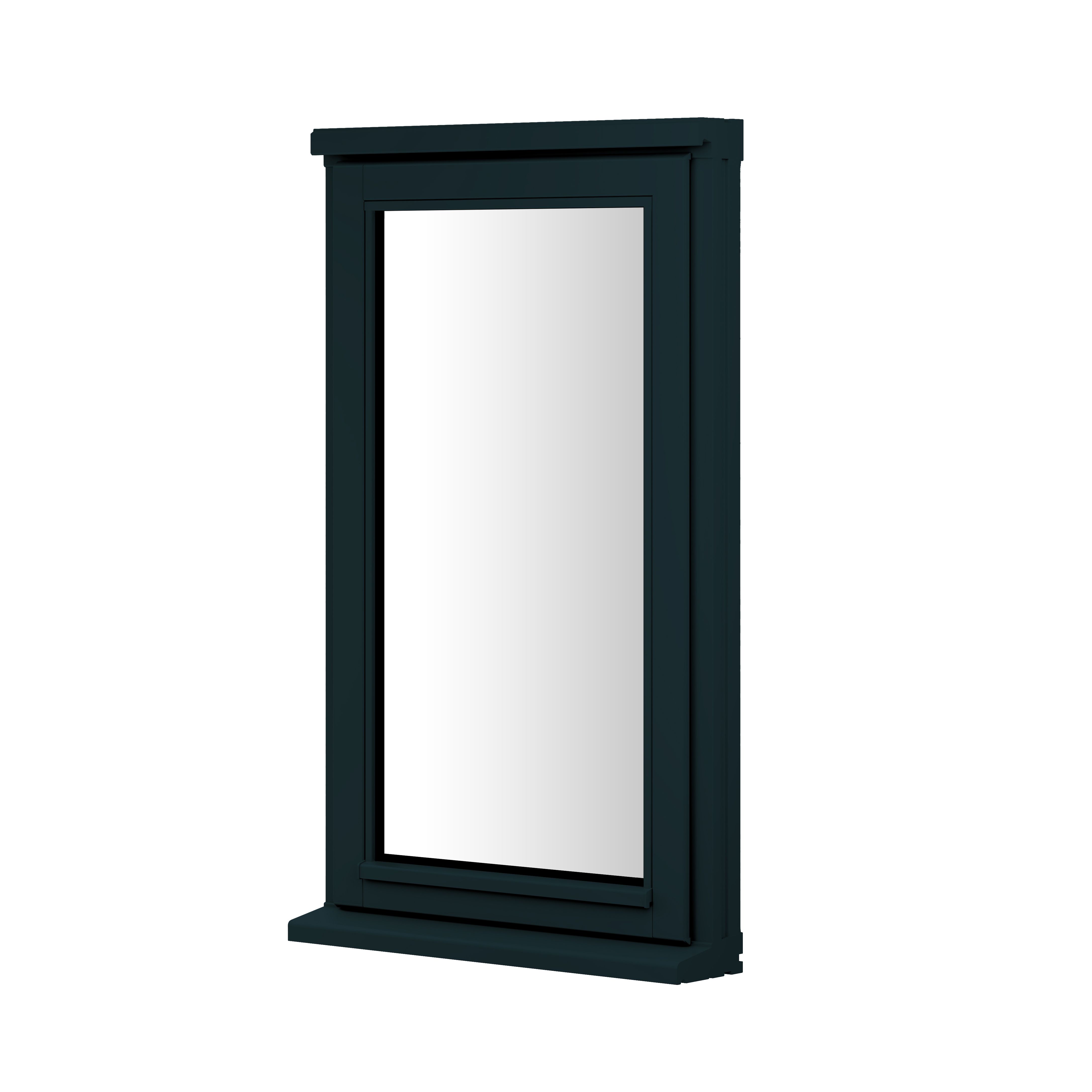 Clear Double Glazed Anthracite Grey Timber Left-Handed Window, (H)1045mm (W)625mm Price Comparisons | Compare The Build