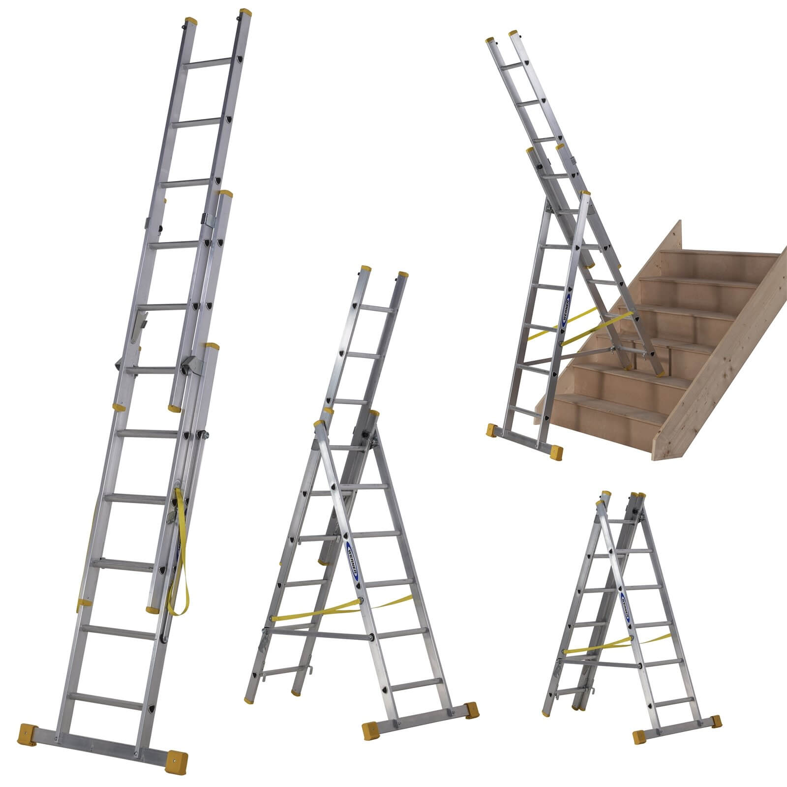 Werner Extensionplus™ X4 17 Tread Combination Ladder | Compare The Build