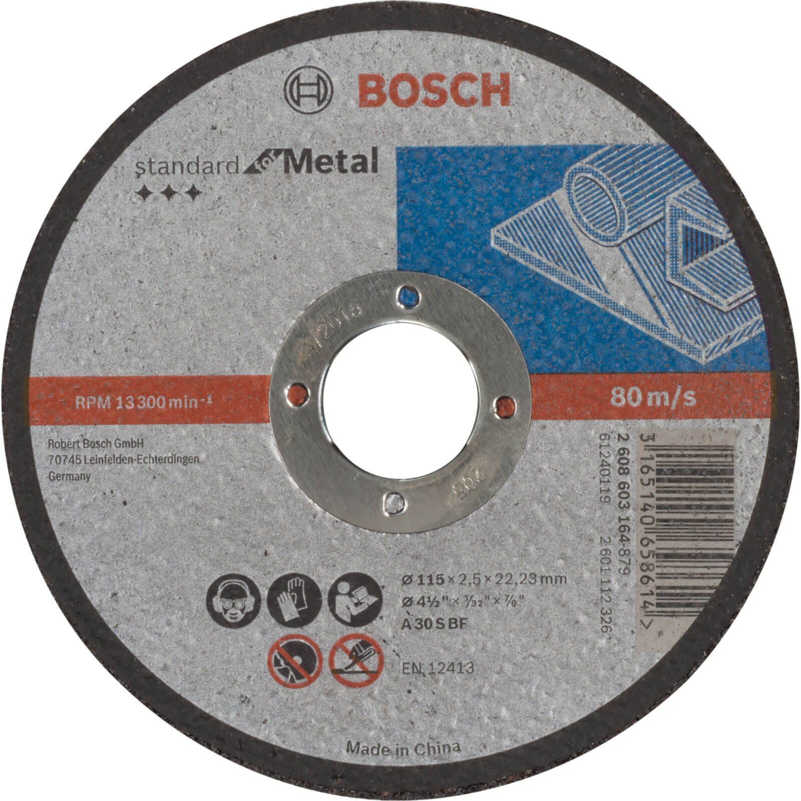 Bosch Standard Metal Cutting Disc 115mm 2.5mm 22mm Price Comparisons | Compare The Build