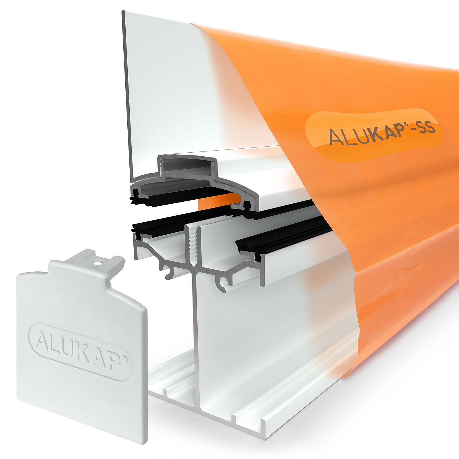 Alukap®-SS Low Profile Wall Bar 4.8m White Price Comparisons | Compare The Build