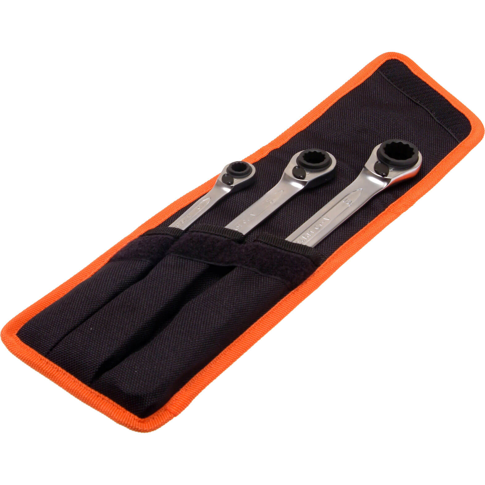 Bahco 3 Piece Reversible Ratchet Ring Spanner Set | Compare The Build