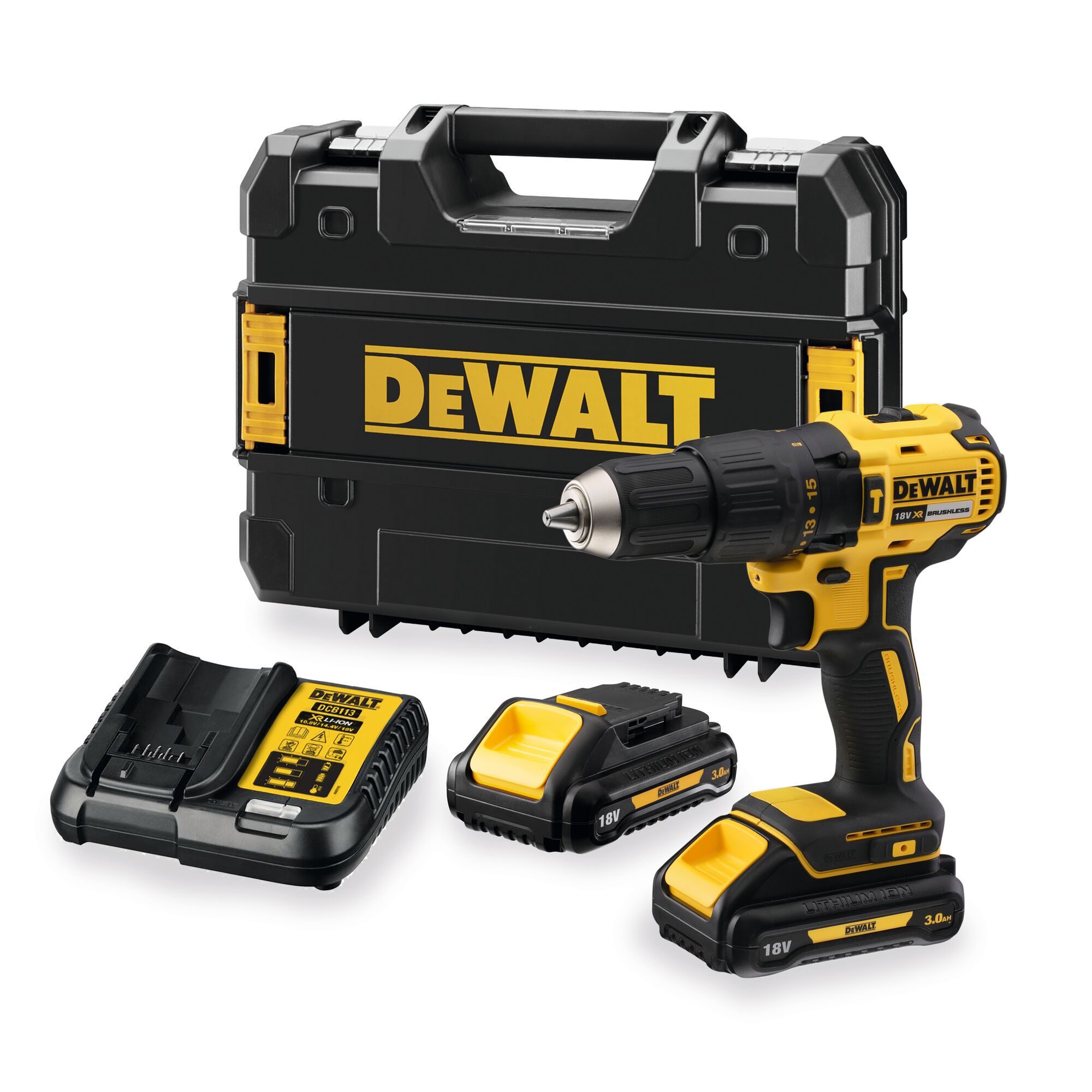 Dewalt 18V 2 X 3.0Ah Li-Ion Brushless Cordless Combi Drill Dcd778L2T-Bqgb Price Comparisons | Compare The Build