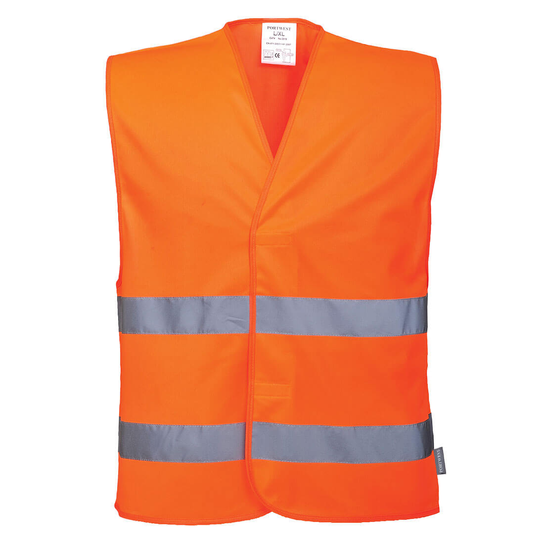 Portwest Two Band Class 2 Hi Vis Waistcoat Orange S / M | Compare The Build