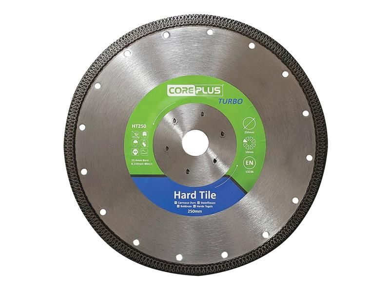 CorePlus CORDBHT250 HT250 Hard Tile Turbo Diamond Blade 250mm Price Comparisons | Compare The Build