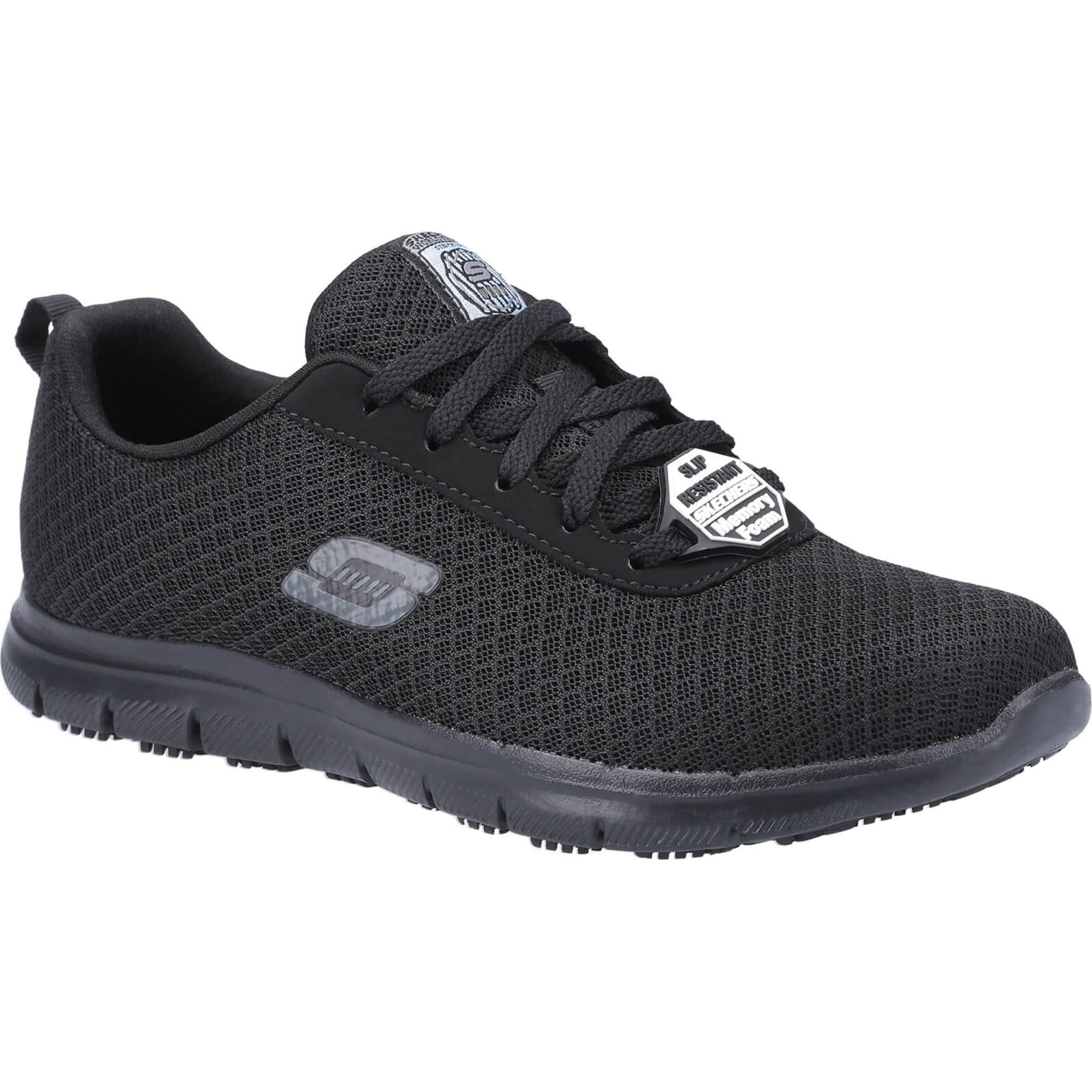 Skechers Work Ladies Genter Bronaugh Shoe Black Size 3 Price Comparisons | Compare The Build