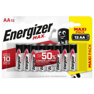 Energizer Max AA Batteries - Pack of 12 Price Comparisons | Compare The Build