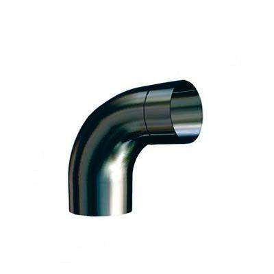 Lindab Steel Guttering Round 85dg Pipe Bend 100mm Painted Black Galvanised Steel BM85100BK Price Comparisons | Compare The Build
