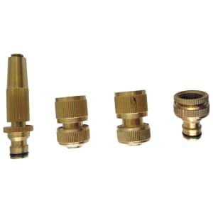 Wickes Brass Garden Hose Pipe Set Price Comparisons | Compare The Build