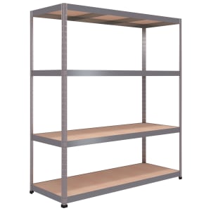 Rb Boss 4 Tier Wood Shelving Kit - 1800 x 1600 x 600mm 300kg Udl Price Comparisons | Compare The Build