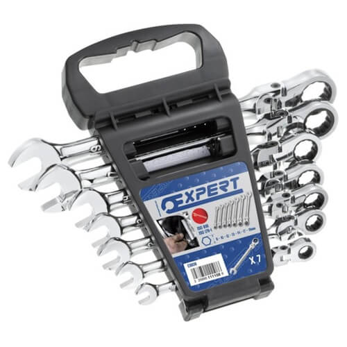 Expert by Facom 7 Piece Flex Head Ratcheting Spanner Set Price Comparisons | Compare The Build